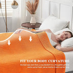 L'AGRATY Knitted Weighted Blanket - 48"x72" 20lbs Cooling Chunky Knit Heavy Blanket for Adults Braided Crochet Throw Thick Cable Yarn Knit Decorative No Beads Evenly Weighted Machine Washable