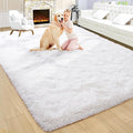 Noahas Large Fluffy Cream White 5x8 Area Rugs for Living Room Bedroom,Thick Shag Throw Rug,Big Soft Shaggy Bedside Non-Slip Plush Dorm Nursery Kids Carpet
