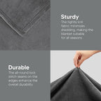 Utopia Bedding Fleece Blanket King Size Grey (90x102 Inches) Ultra Soft Warm Lightweight Microfiber Breathable Anti-Static Cozy Winter Bed Blanket, All-Season Home Decor Gift for Men & Women