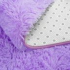 Softlife Light Purple Area Rug for Living Room, Fluffy Shag Plush 5.3x7.6 Rugs for Bedroom Girls, Shaggy Soft Fuzzy Kids Large Carpet for Dorm Bedside Ultra Cozy Non-Slip Indoor Decor