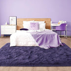 Noahas Fluffy 8x10 Area Rugs for Living Room,Shaggy Taro Purple Rugs for Bedroom Girls,Thick Shag Throw Carpet,Soft Non-Slip Dorm Nursery Kids Rug Home Decor Aesthetic