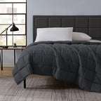 L'AGRATY Weighted Blanket - 40"x60" 7lbs Cooling Breathable Weighted Microfiber Material with Glass Beads Small Blanket for All-Season Summer Fall Winter Soft Thick