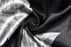 Valennia Women Long Silky Bathrobe Satin Kimono Robe Floral Printed Dressing Gown Sleepwear