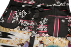 Valennia Women Long Silky Bathrobe Satin Kimono Robe Floral Printed Dressing Gown Sleepwear