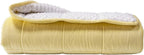 ALANSMA Reversible Weighted Blanket for All Season, Luxury Velvet, Warm and Cool, Adult 10Lb Yellow Weighted Blanket, Enjoy Sleeping Anywhere(Light Yellow,48"x72" 10lbs)