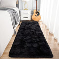 Noahas Black Runner Rug for Hallway,2'x5' Long Area Rugs for Bedroom Living Room,Non Slip Thick Shag Floor Carpet for Entryway Kitchen Dorm Nursery Bedside Kids Room