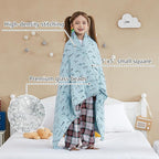 L'AGRATY Weighted Blanket - 36"x48" 3lbs Microfiber Material with Glass Beads Small Blanket for All-Season Summer Fall Winter Soft Thick