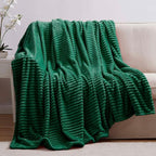 Nestl Blanket for Bed - Cozy Warm Fuzzy Blankets for Women (05 - Hunter Green, Twin/Twin XL (66" x 90"))