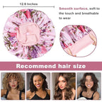 8Pcs Satin Bonnet Silk Bonnet, Hair Bonnet for Sleeping, Elastic Wide Band Silk Sleep Cap, Soft and Breathable