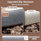 Amdrebio Tie-Dyed Brown Rugs for Bedroom Living Room, 5x7 Fluffy Shaggy Plush Area Rugs for Kids Room Decor Aesthetic, Fuzzy Furry Floor Thick Carpet for Classroom Playroom Preppy Dorm Baby Nursery