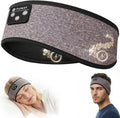 Sleep Headphones Headband Bluetooth 5.4 - Wireless Music Headband with Ultra-Thin HD Stereo Speakers, Sweat Resistant for Side Sleepers, Sports, Meditation, Travel