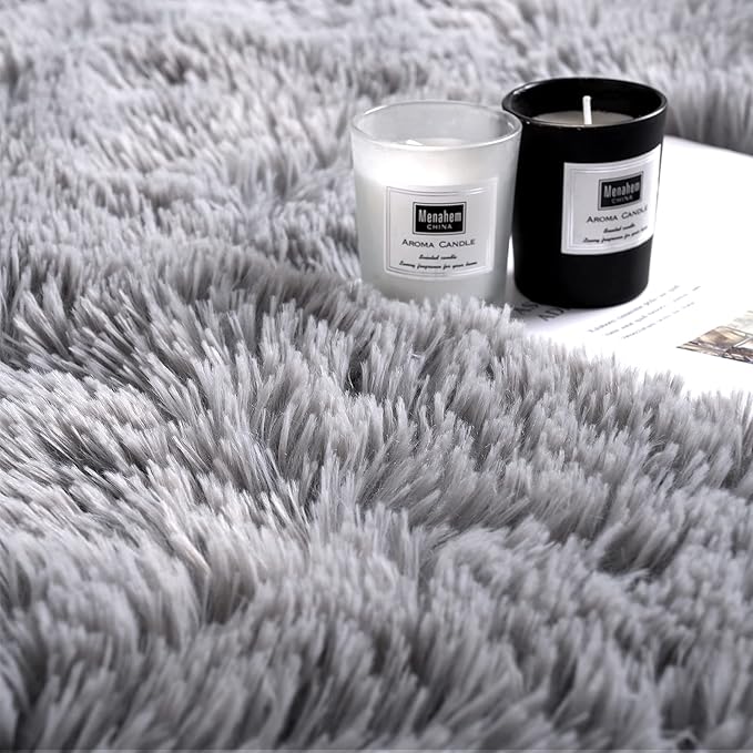 Noahas Extra Large 10x14 Area Rugs for Living Room,Fluffy Grey Bedroom Rug,Big Thick Plush Shag Non-Skid Soft Shaggy Throw Carpet
