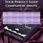 SLEEP SANCTUARY Satin Sheets Full Size – 4 Piece Luxury Silky Bed Set, Softer Than Silk, 15" Deep Pocket, Cooling & Wrinkle-Free, Moisture-Wicking & Breathable for Hair & Skin (Rosewood)