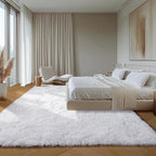 ONASAR White Rugs for Living Room 5x8, Fluffy Shaggy Area Rug for Bedroom, Ultra Soft Plush Large Floor Carpets for Baby Kids Girls Boys Teen Playroom Dorm Nursery Bedside Home Office Decor