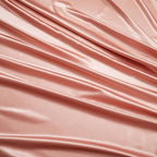 Rose Gold Satin Pillowcase Standard Set of 2 with Envelope Closure，Rose Gold Silk Pillowcase for Hair and Skin (20x26)