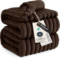 Bedsure GentleSoft Dark Chocolate Full Blanket for Bed - Cozy Soft Blankets for Women, Cute Large Throws for Girls, 84x90 Inches