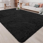 10x14 Area Rug Fluffy Shaggy Ultra Soft Faux Fur Non-Slip Machine Washable Carpet for Bedroom, Living Room, Nursery & Dorm Cozy Home Decor