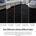 8x10 Black Rug for Living Room Bedroom, Large Big Fluffy Modern Area Rugs for Kids Room Decor Aesthetic, Shaggy Furry Floor Carpet for Dorm Office Playroom Nursery Classroom, Baby Teen Boys Men Rug