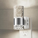 L LOHAS LED Night Light, Plug in Night Light with Auto Light Sensor, Brightness Adjustable with Daylight White 5000K, Wall Sconce-Style Design Nightlight for Bathroom, Hallway, Enterway