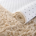 ISEAU Runner Rug for Bedroom, 2x6 Feet Shag Area Rug with Upgrade Non Slip, Fluffy Carpet Runner for Hallway, Fuzzy Soft Living Room Rugs for Kids Boys Girls Bedroom Decor, Camel