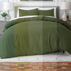 Bare Home Bedding Duvet Cover Extra Long Size - Premium 1800 Super Soft Collection - Lightweight, Cooling - Soft Breathable Bedding Duvet Cover (Twin/Twin XL, Cypress)