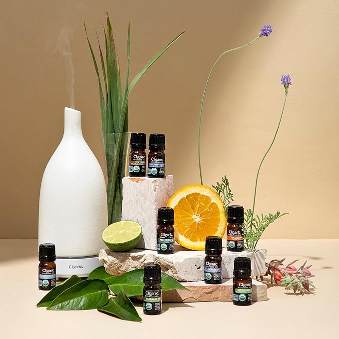 Cliganic Organic Sweet Orange Essential Oil, 1oz - 100% Pure Natural for Aromatherapy Diffuser | Non-GMO Verified (Packaging May Vary)