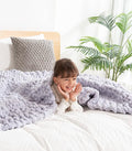 clootess Chunky Knit Blanket Knitted Throw Crochet Chenille Yarn Woven for Bed Sofa Textured Thick Cable Decor (Grey 40x60 in)