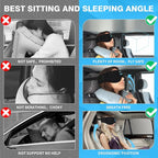 Joythink Sleep Headphones Headband Sleep Mask Eye Mask 3D Deep Bluetooth for Sleeping Blackout Washable Music Eye Cover with Speaker Microphones Black