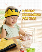 KIDSBAND Kids Headphones, Bluetooth Headband for Kids with Wired Playback 3.5 MM Jack for School, Travel
