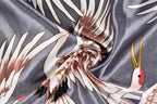 Valennia Women Long Silky Bathrobe Satin Kimono Robe Floral Printed Dressing Gown Sleepwear