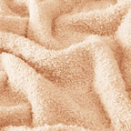 CYMULA Knit Throw Blanket for Peach Pink - Super Soft Lightweight Plush Fuzzy Fluffy Cozy Blankets and Throws for Sofa Bed, 60 x 80 inches