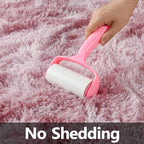 Deerhoo Large Shag Area Rugs 6 x 9, Tie-Dyed Plush Fuzzy Rugs for Living Room, Ultra Soft Fluffy Furry Rug for Bedroom, Indoor Carpet Nursery Rugs for Kids Room Home Decor, Pink Purple