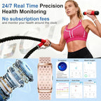 Smart Bracelet, Health Activity Fitness Trackers with Heart Rate Sleep Monitor, 24/7 Blood Oxygen/Calorie/Stress/Step Tracker, Health Fitness Bands, 170+ Sports Modes Smart band with Free APP, 2 Bands