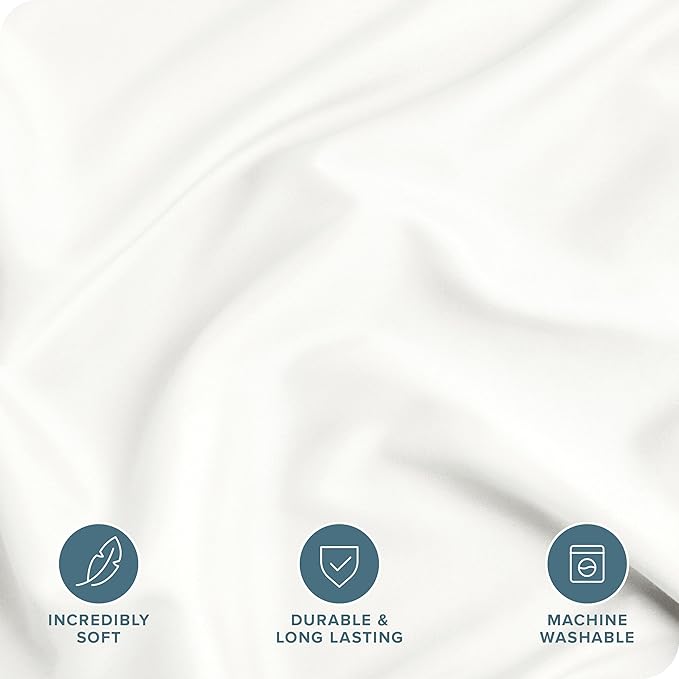 Bare Home Bedding Duvet Cover King Size - Premium 1800 Super Soft Collection - Lightweight, Cooling - Soft Breathable Bedding Duvet Cover (King, Cream)
