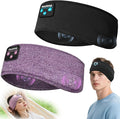 Perytong 2-Pack Sleeping Headphones, Headband Headphones with Ultra-Thin HD Stereo Speaker, Bluetooth Headband for Sports, Workouts, Insomnia, Yoga, Air Travel, Meditation
