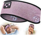 Perytong Sleep Headphones Wireless, Bluetooth Headband Sports Sleeping Headphones Sleep Mask Earbuds Breathable Wireless Music Headband for Side Sleepers Sleeping Travel Workout Running Air Travel