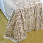 Nordic Style Orange Throw Blanket for Couch,Soft Cozy Cable Knit Throw for Bed Sofa Chair Living Room,Lightweight Warm Maximalist Decor Christmas Blanket,50"x60" (cr-D02)