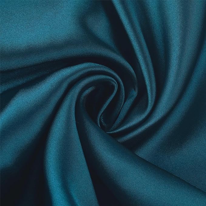 Kihnop Women's Satin Robe Silk Robe Lace Bridal Robes for Bride Bridesmaid Robes Silky Bathrobe Getting Ready Sleepwear