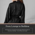 Lunya Washable Silk Robes for Women – Lightweight Short Robes with Pockets, Removable Belt & Interior Tie – Multiple Colors