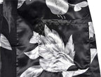 Valennia Women Long Silky Bathrobe Satin Kimono Robe Floral Printed Dressing Gown Sleepwear