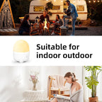 SEEDSEEL 150ML Cordless Battery Powered Essential Oil Diffuser, 7 Hours Run Time,Mini Portable Rechargeable Diffuser with 7 LED Color Changing Lights (White)