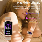 Health Fitness Tracker, Smart Watch with 24/7 Heart Rate, Activity Tracker with Blood Pressure and Blood Oxy-gen Monitor, 120 Sport Mode Waterproof Sleep Tracker for Women Men