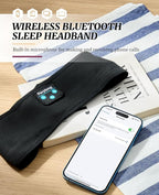 Perytong Sleep Headphones for Sleeping, Bluetooth Wireless Sports Headband, Cozy Lightweight Headband Headphones Hi-Fi Stereo Ergonomic ASMR Sleep Headphone Cool Gadget Gift for Women Men