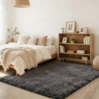 8x10 Area Rug Fluffy Shaggy - Ultra Soft Faux Fur Non-Slip Machine Washable Carpet for Bedroom, Living Room, Nursery & Dorm Cozy Home Decor