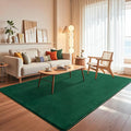 Andecor Soft Area Rug, 4x6 Green Washable Rugs for Living Room Bedroom, Indoor Fluffy Carpets for Dorm Boys Girls Kids Room Nursery Home Decorations