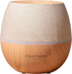 Plant Therapy Drift Linen Essential Oil Diffuser, Stylish Linen Cover Adds a Soft, Natural Touch to Any Space, Intermittent & Continuous Mist, Color-Changing Light Feature, 320 Square Feet Coverage