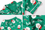 Umeyda Girls Womens Pajamas Set, Satin Silky Button Down Loungewear 2 Piece Short Sleeve Pants PJS Sets for Mommy Kids