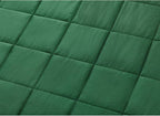 TONGDADA California King Size Weighted Blanket | 90''x108'',30lbs | Perfect for Couples | Premium Cotton Material with Glass Beads | Dark Green