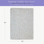 Bigacogo Chunky Knit Throw Blanket for Couch, 40x60 inches, 100% Hand Knitted with Thick Jumbo Chenille Yarn, Cozy Soft Large Rope Knot Cable Crochet Blankets for Sofa Bed Living Room, Peach Fuzz