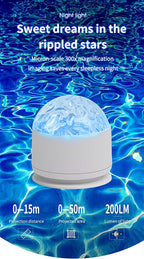 2 in 1 Galaxy Light, 16 Color Aurora Night Light Projector, Ocean Wave Projector with Remote Control, USB Recharge Northern Lights Projector for Bedroom Home Decor Gifts (Aurora & Wave)